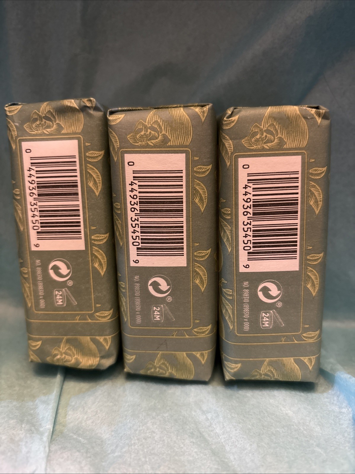 Crabtree Evelyn Pear & Pink Magnolia Bar Of Soap 5.5 Oz Lot Of Three USA Made