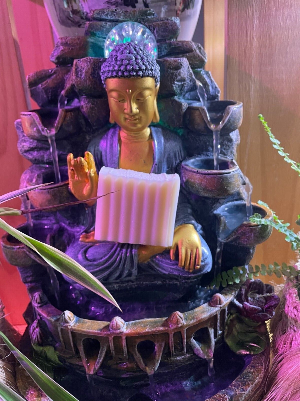 Handmade Dye Free Lavender Soap, made with Coconut Oil and Shea Butter. 
