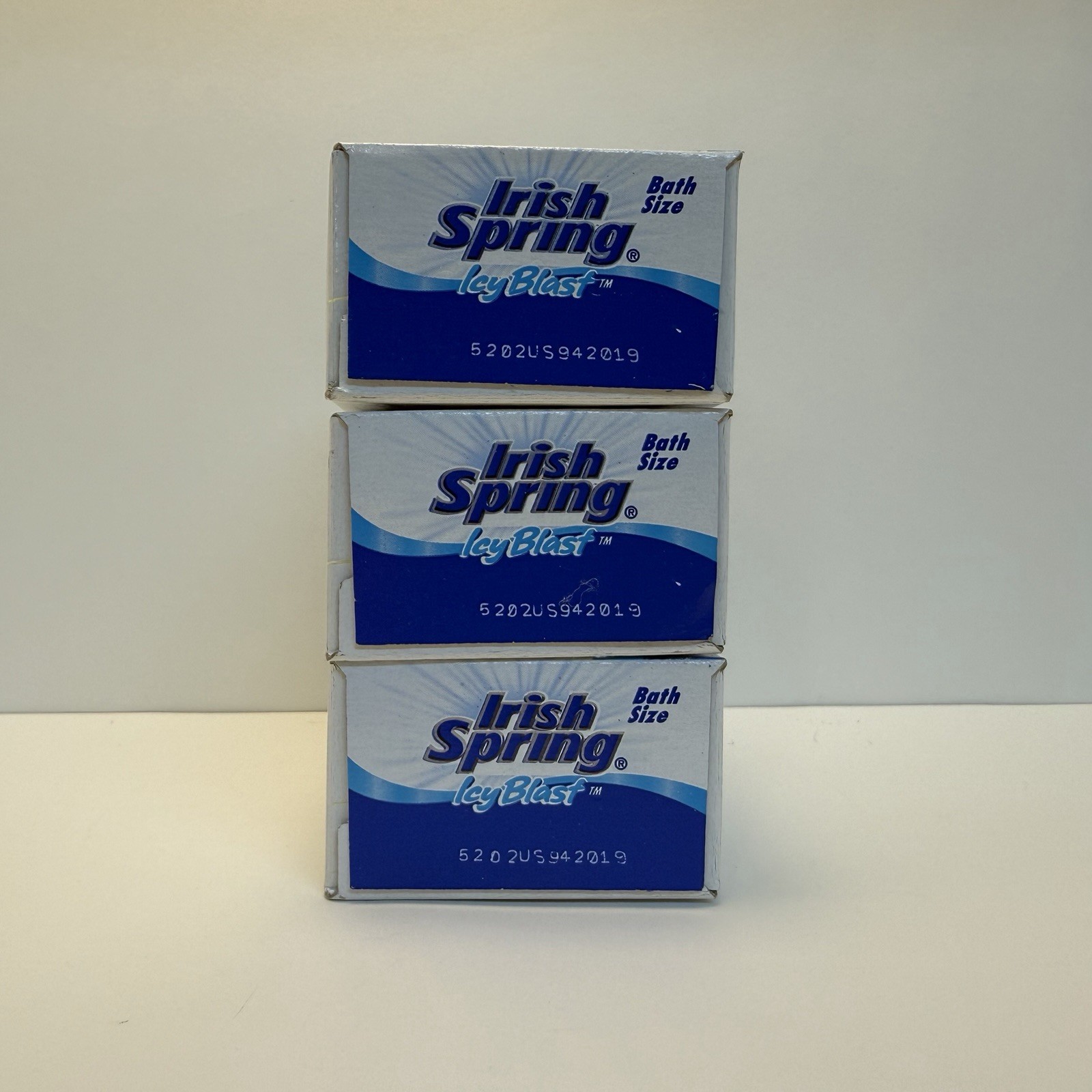 VTG Irish Spring Deodorant Soap Icy Blast Cool Refreshment – 3 BARS – 4.5 Ounce