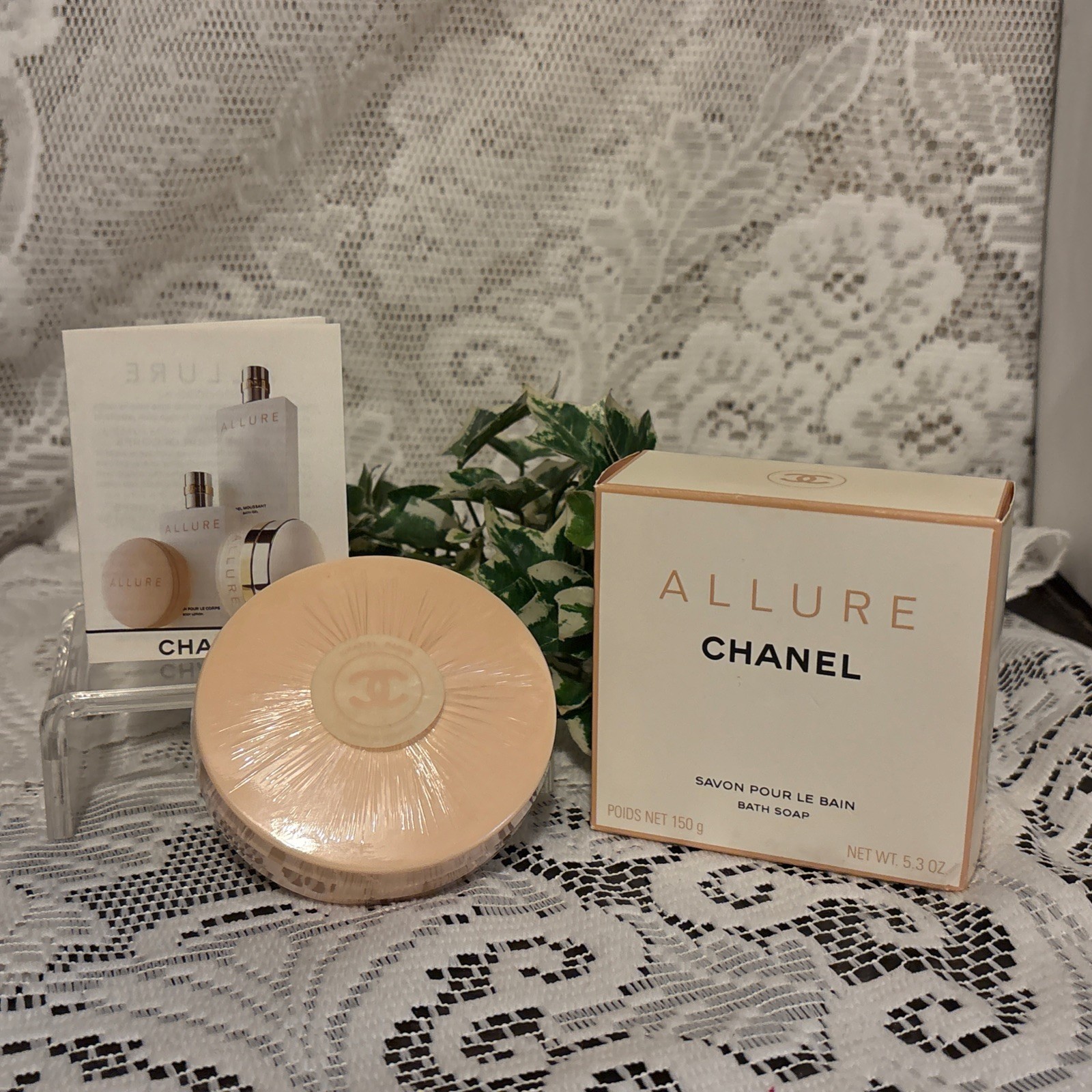 Chanel ALLURE Bath Soap Savon Pour Le Bain 5.3oz Full Size NEW IN BOX Ships Free