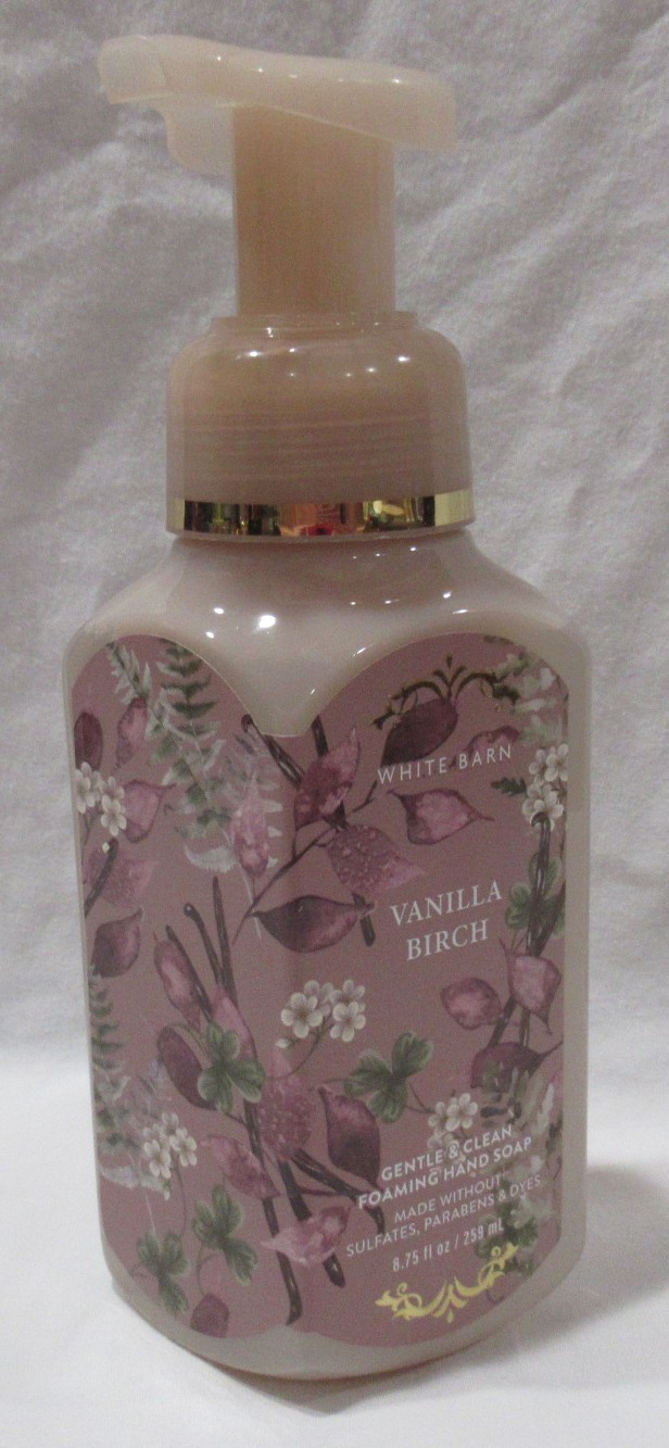 Bath & Body Works Gentle & Clean Foaming Hand Soap Lot Set of 2 VANILLA BIRCH