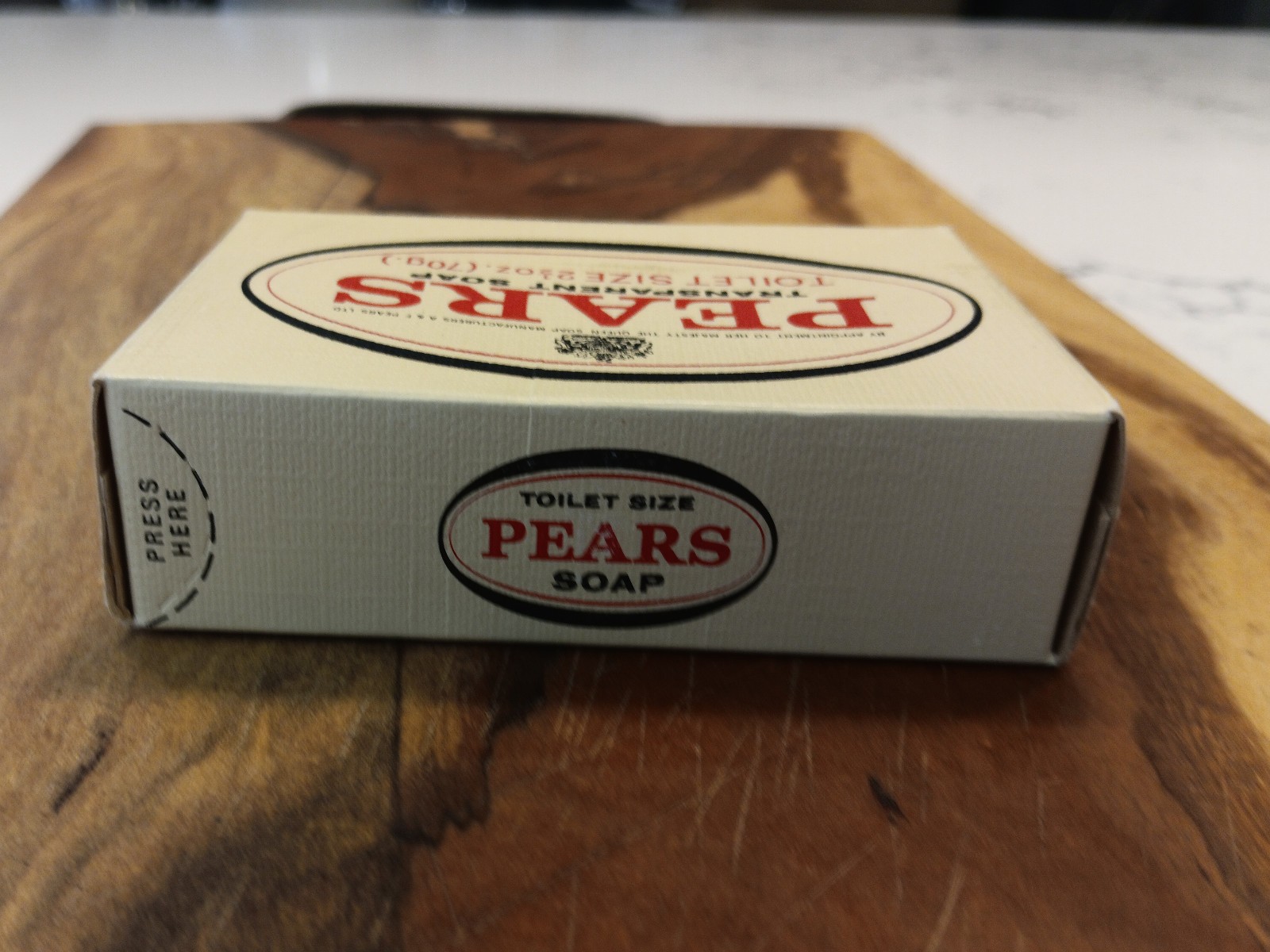 Vintage PEARS Transparent Soap – Toilet Size – 70g