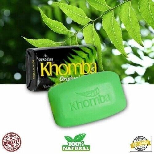 NATURAL AYURVEDIC KOHOMBA Herbal Neem Tree Lemongras Natural Care Soap SRI LANKA