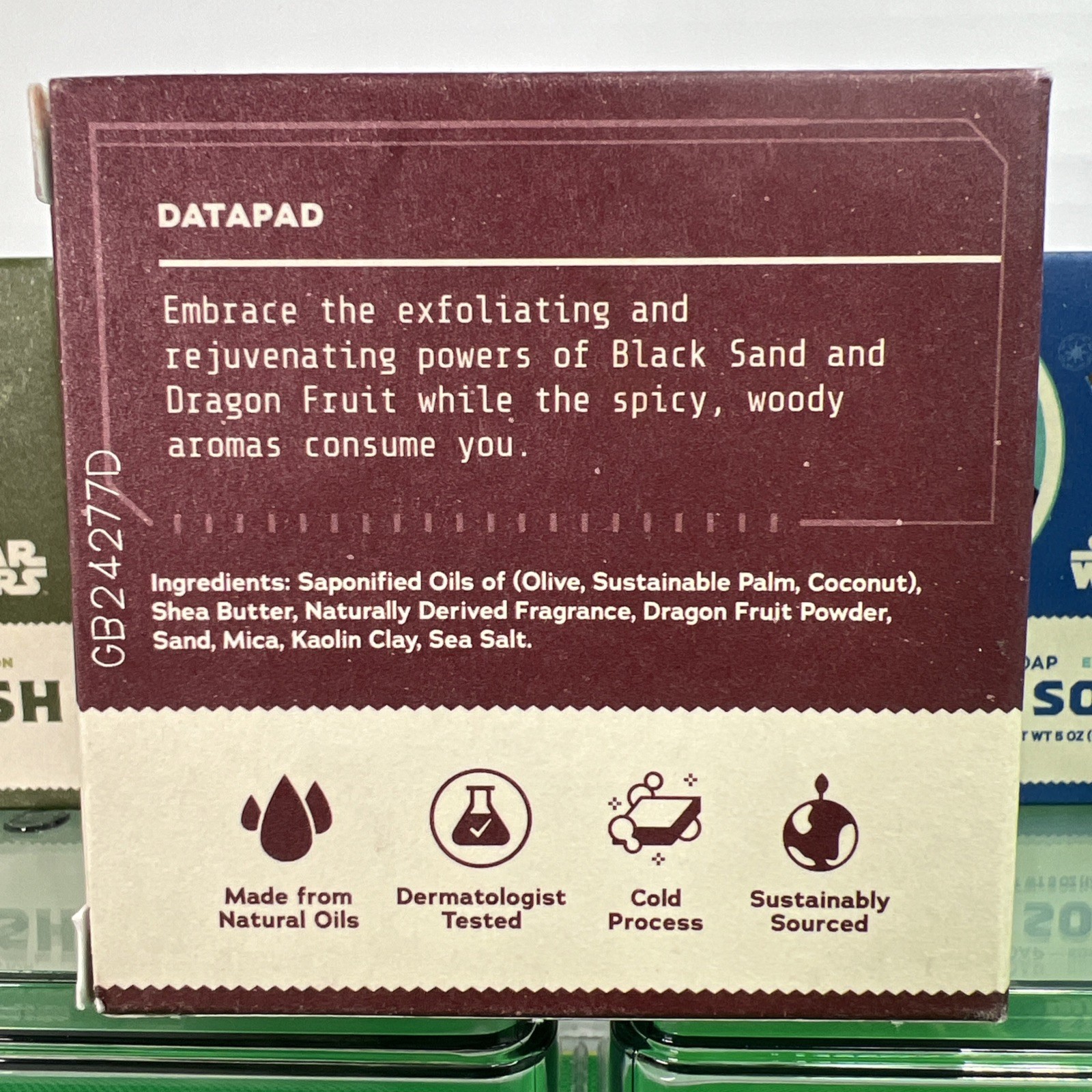 DR. Squatch Limited Edition Star Wars Soap, Zero & Heavy Grit (5Bars) 5 OZ Bars