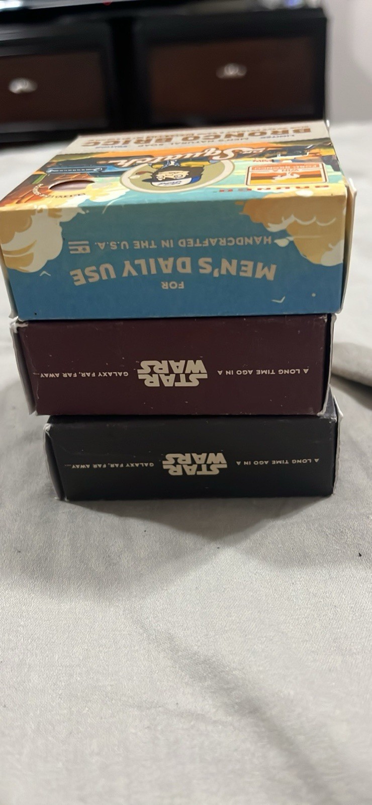 Squatch Star Wars Assorted Soap Set Dark Side Scrub Ruthless Rinse Men 5 oz