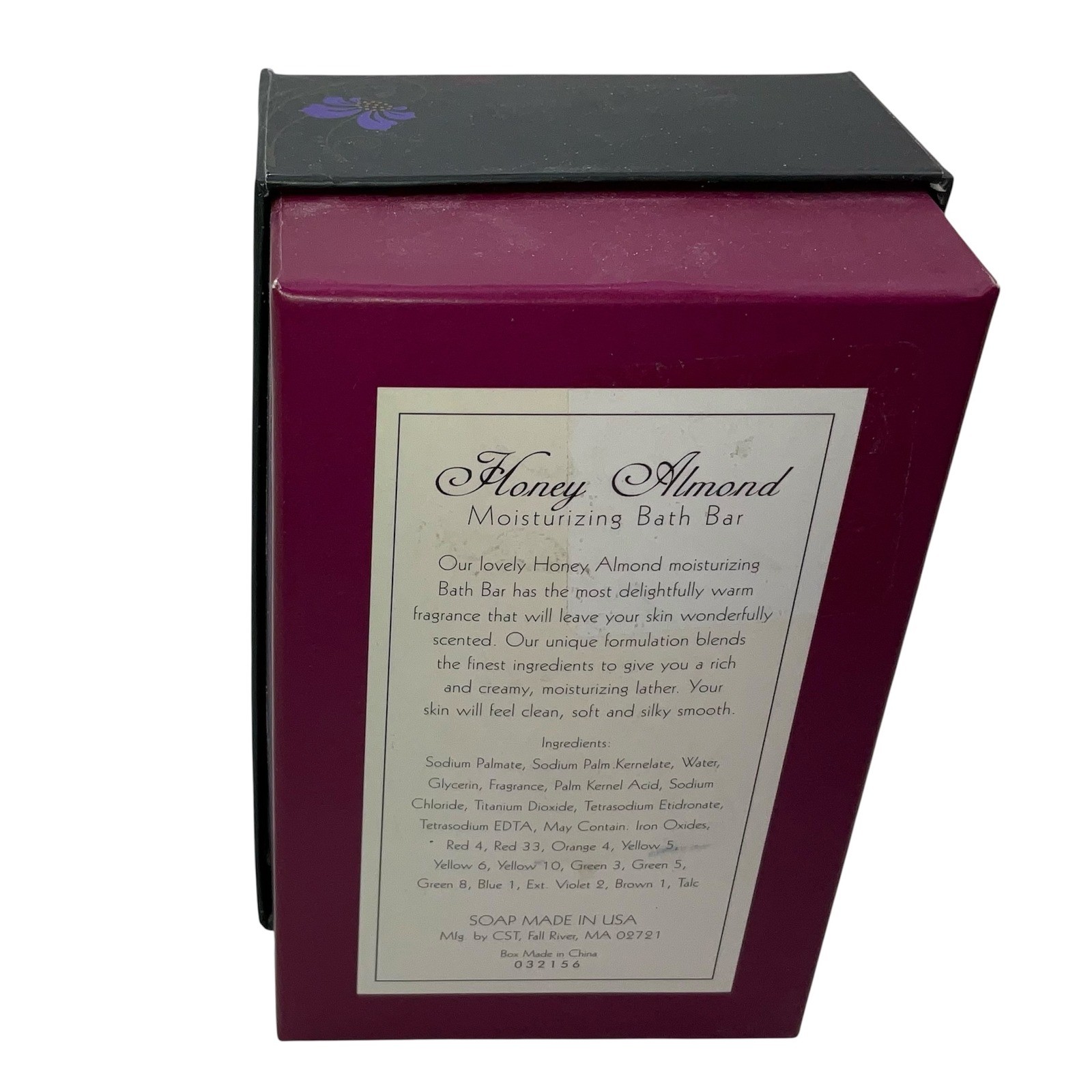 Honey Almond Moisturizing Bath Bar 12 oz Large Body Soap in Hummingbird Gift Box