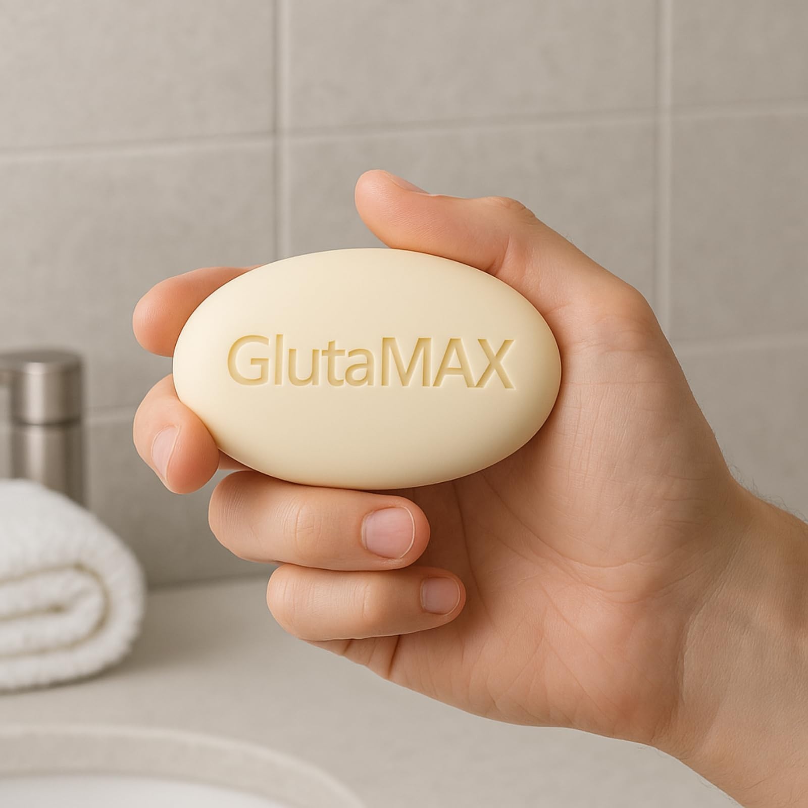 GlutaMAX Skin Tone Enhancing Soap, Smooth Glow Gentle Cleanser 60g