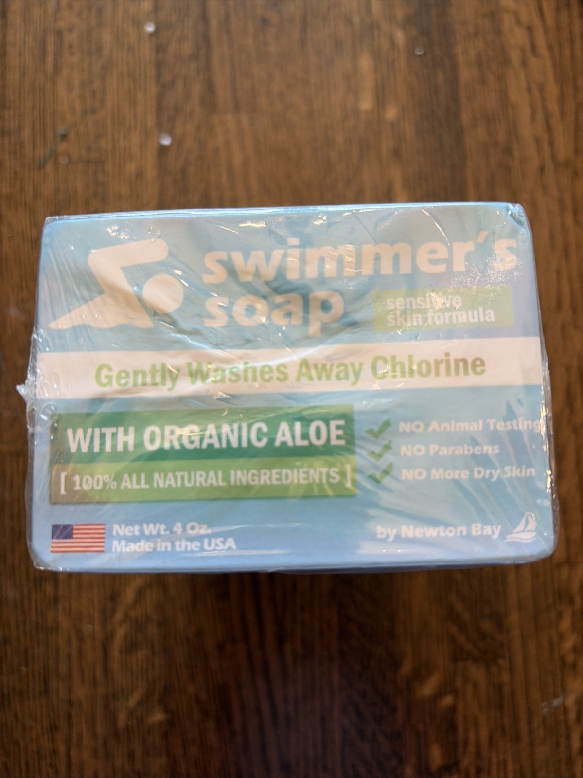 Newton Bay Swimmers Soap All Natural Aloe Bar Soap Sensitive Skin Formula Lot 5