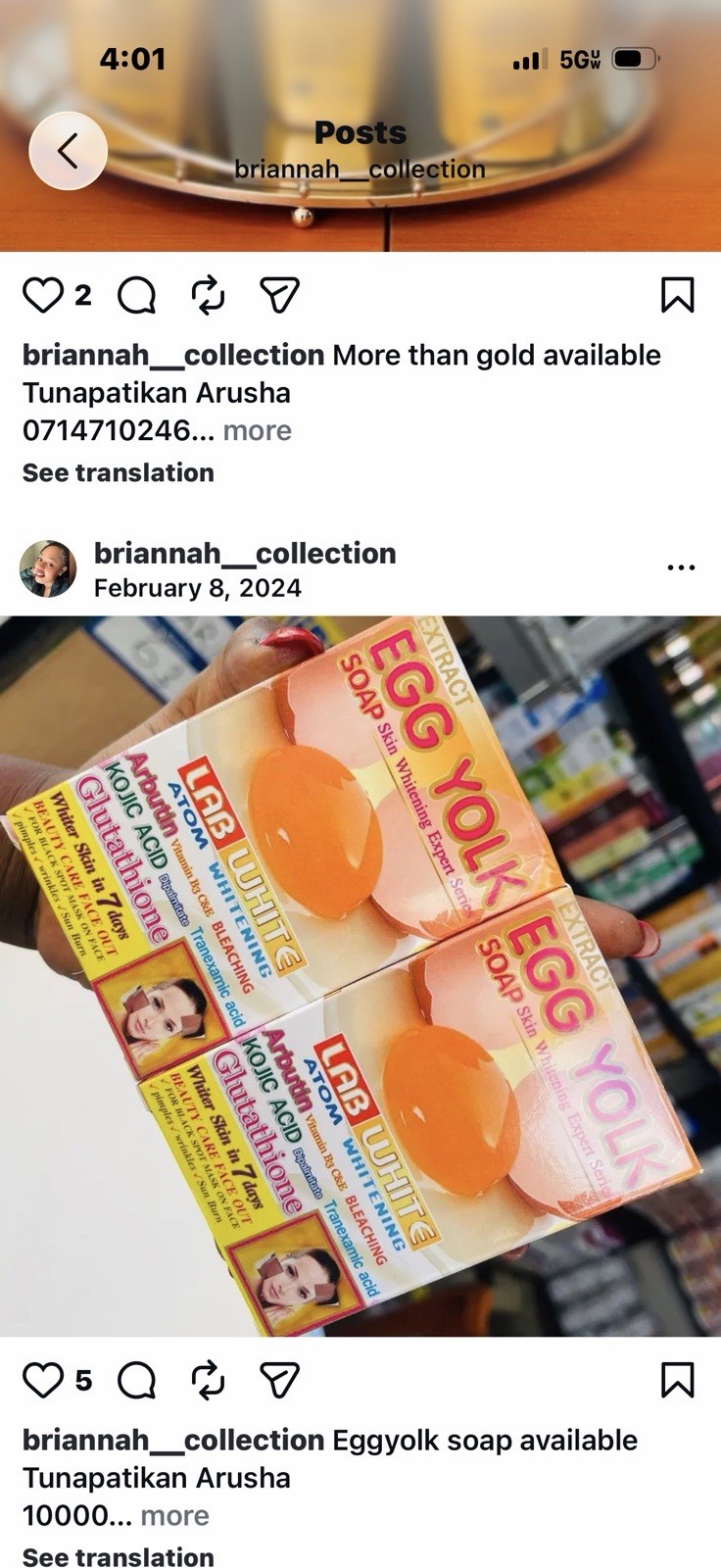 DOUBLE DOSE Molato Glow Ultra Whitening Soap, Egg Yolk Scent, 250 g