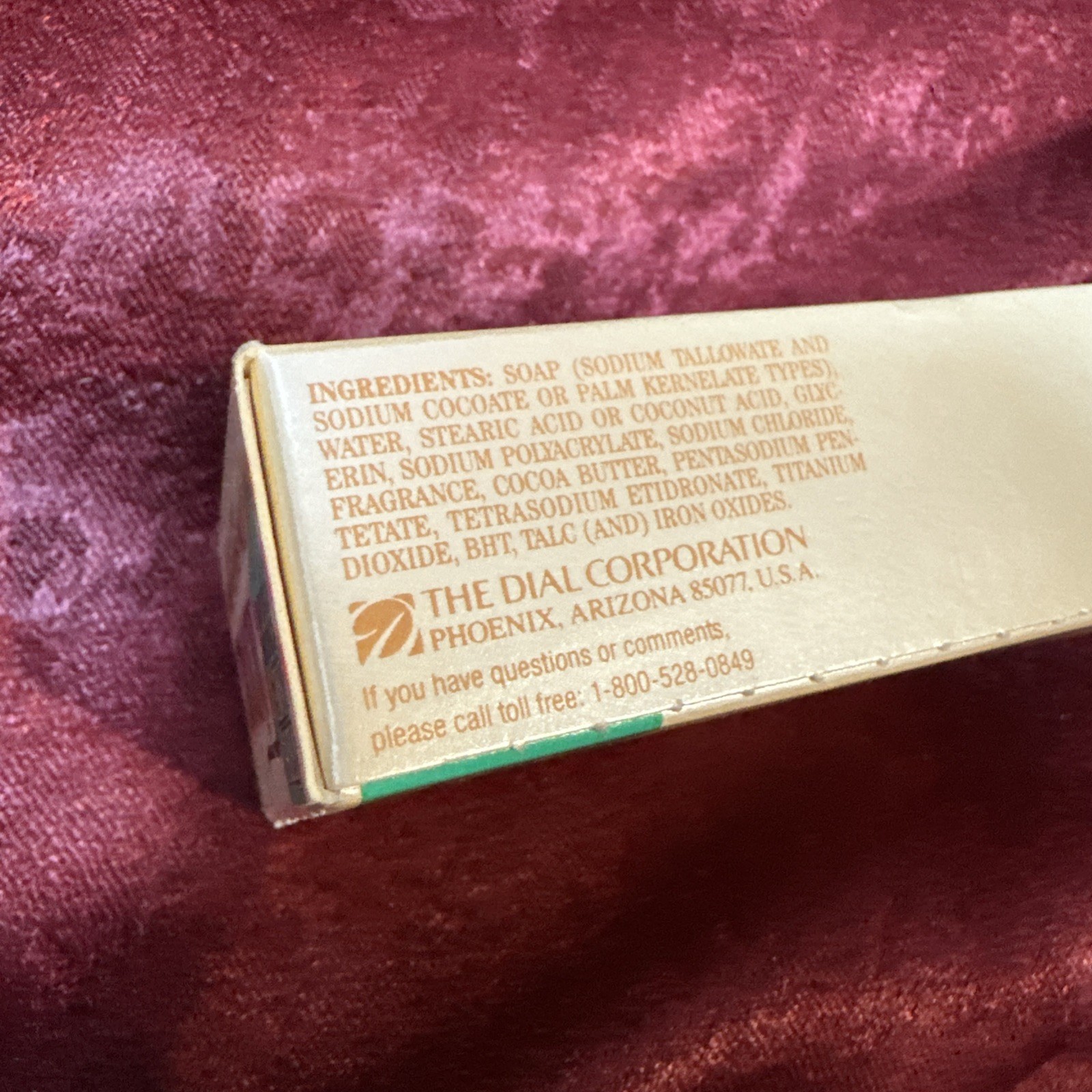 Vintage Tone Cream Skin Care Bar Soap Cocoa Butter 2 Oz New In Box Cream Color