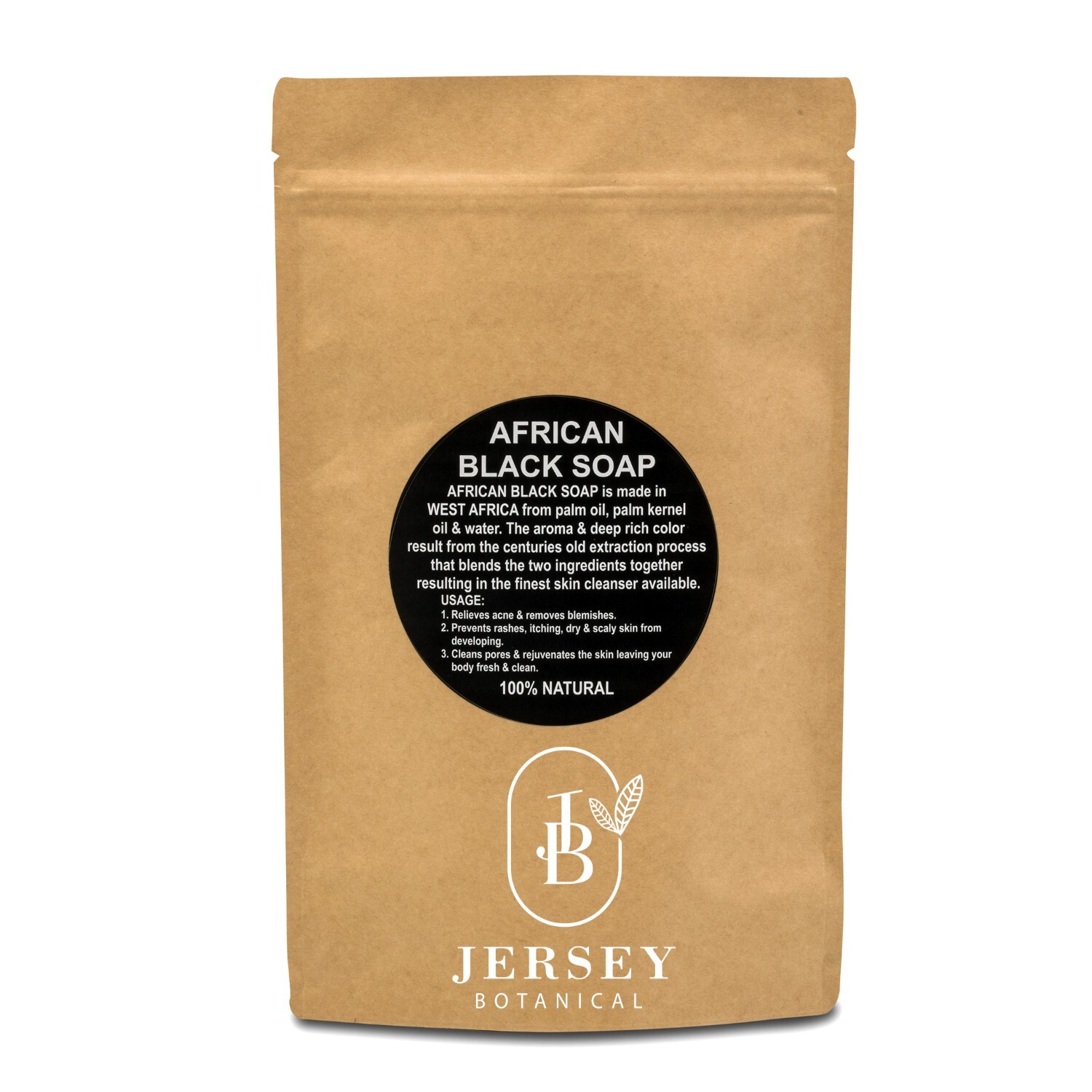 Raw African Black Soap Paste 100% Natural Organic Acne & Blemish Treatments