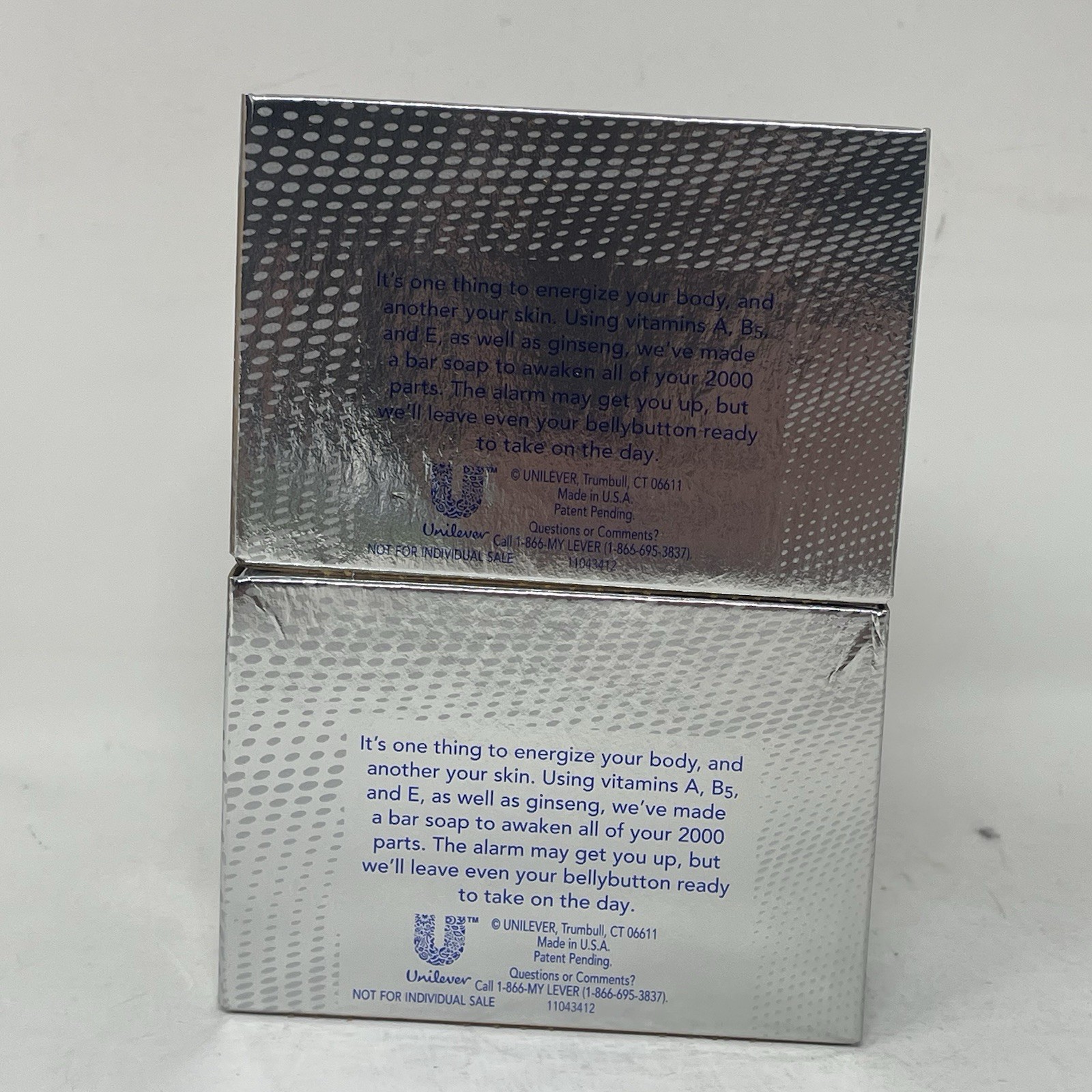 Lever 2000 w/ ENERGIZE Full Size Bar Soap Discontinued (2) Ginseng
