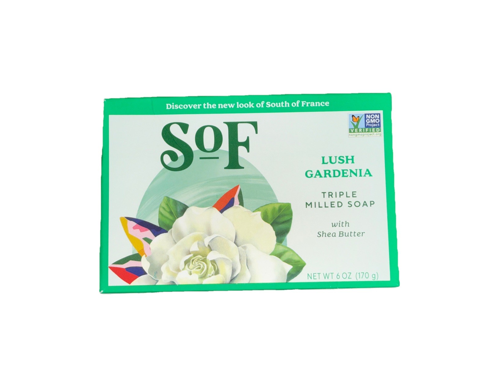 South of France Triple Milled Soap – Lush Gardenia 6 oz Bar(S)