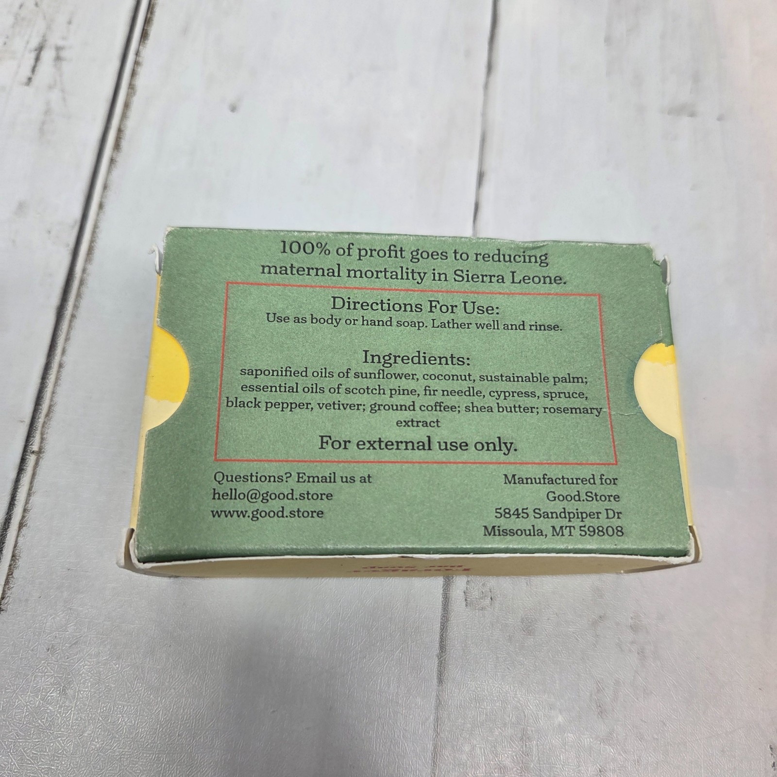 Sun Basin Soap Bar Soap Lot of 2 Snowmelt, Forager 4 Oz Bars NEW
