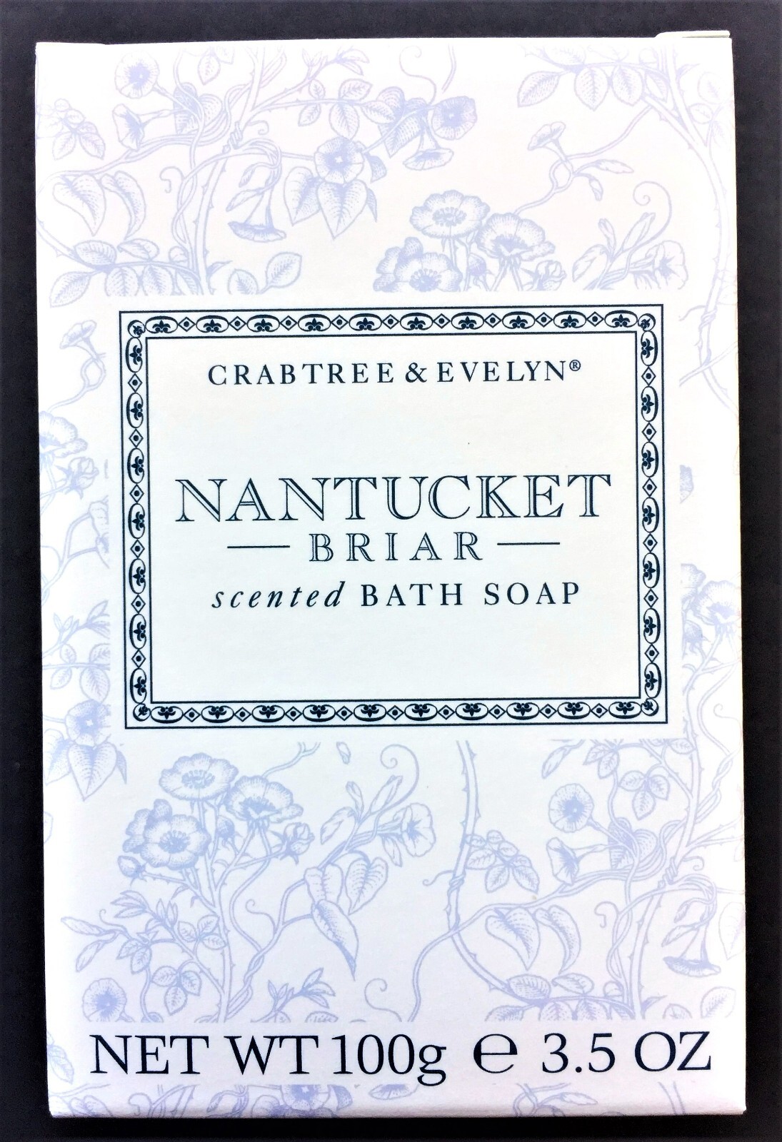 Crabtree & Evelyn Nantucket Briar Scented Bath Soap Set of 3 Bars 3.5 oz 100g Ea