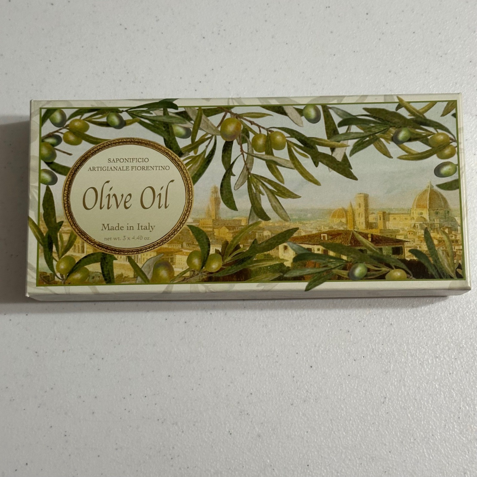 Saponificio Artigianale Fiorentino Olive Oil Bar Soap Set Made in Italy NEW