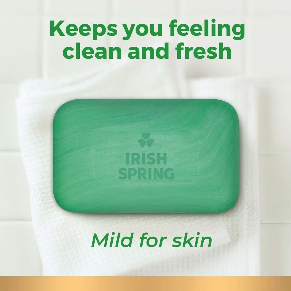 Irish Spring Bar Soap Original Clean for Men x [3 Pack], Mens Bar Soap, 3.7 Oz