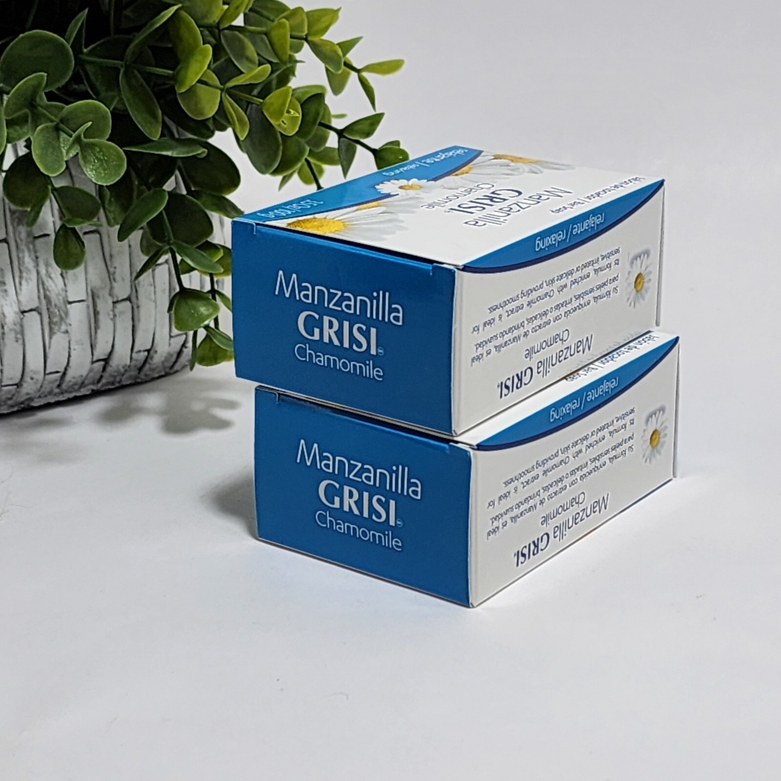 Grisi Chamomile Relaxing Soap Bar Jabon Relajante Manzanilla 3.5 oz ~ 2-Pack