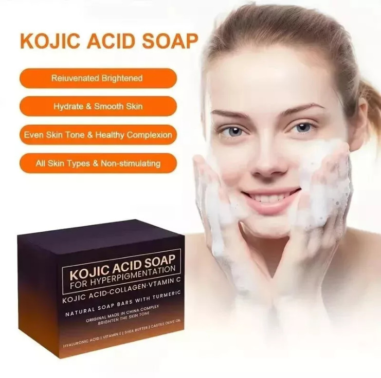 Kojic Acid Soap Bars for Hyperpigmentation Skin Brightening 2 Pack US Stock