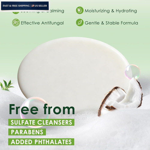 Antifungal Soap, Tea Tree Soap Bar for Back Acne, Athlete’s Foot,…