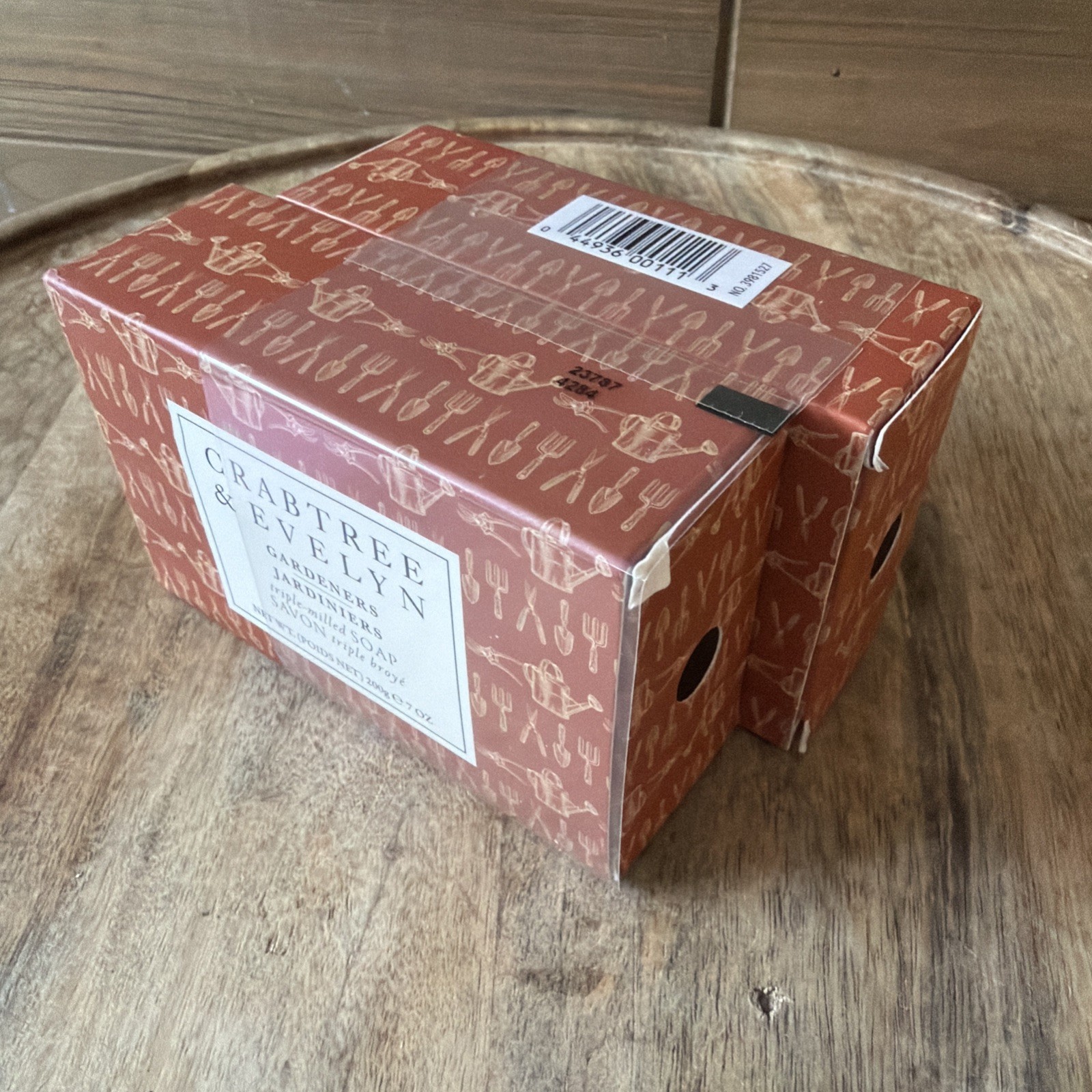 (2) Crabtree & Evelyn GARDENERS Triple-Milled Soap – 7oz Each