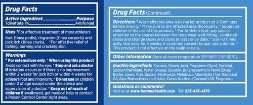 Antifungal Bar Soap Tea Tree Oil Ringworm Jock Itch Athletes Foot 2 Bars