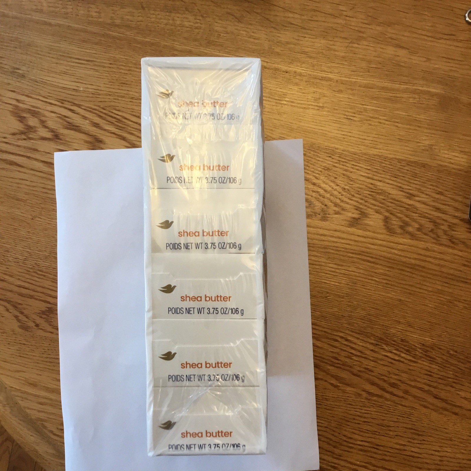 Dove shea butter & Vanilla Moisturizing Cream Bar Soap 12 Pack 3.75 Oz Bars