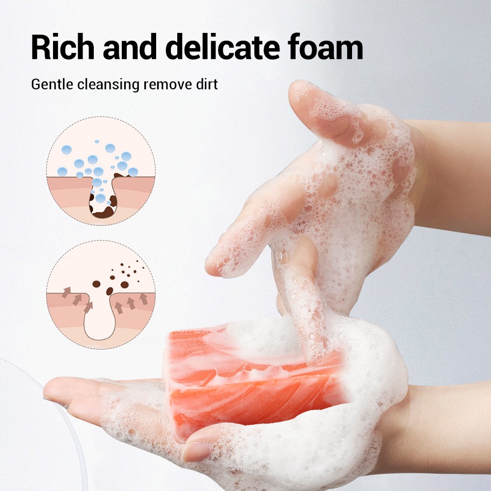 100g Hydrating Kojic Acid Soap Remove Mites Rejuvenate Whiten Body Facial Skin