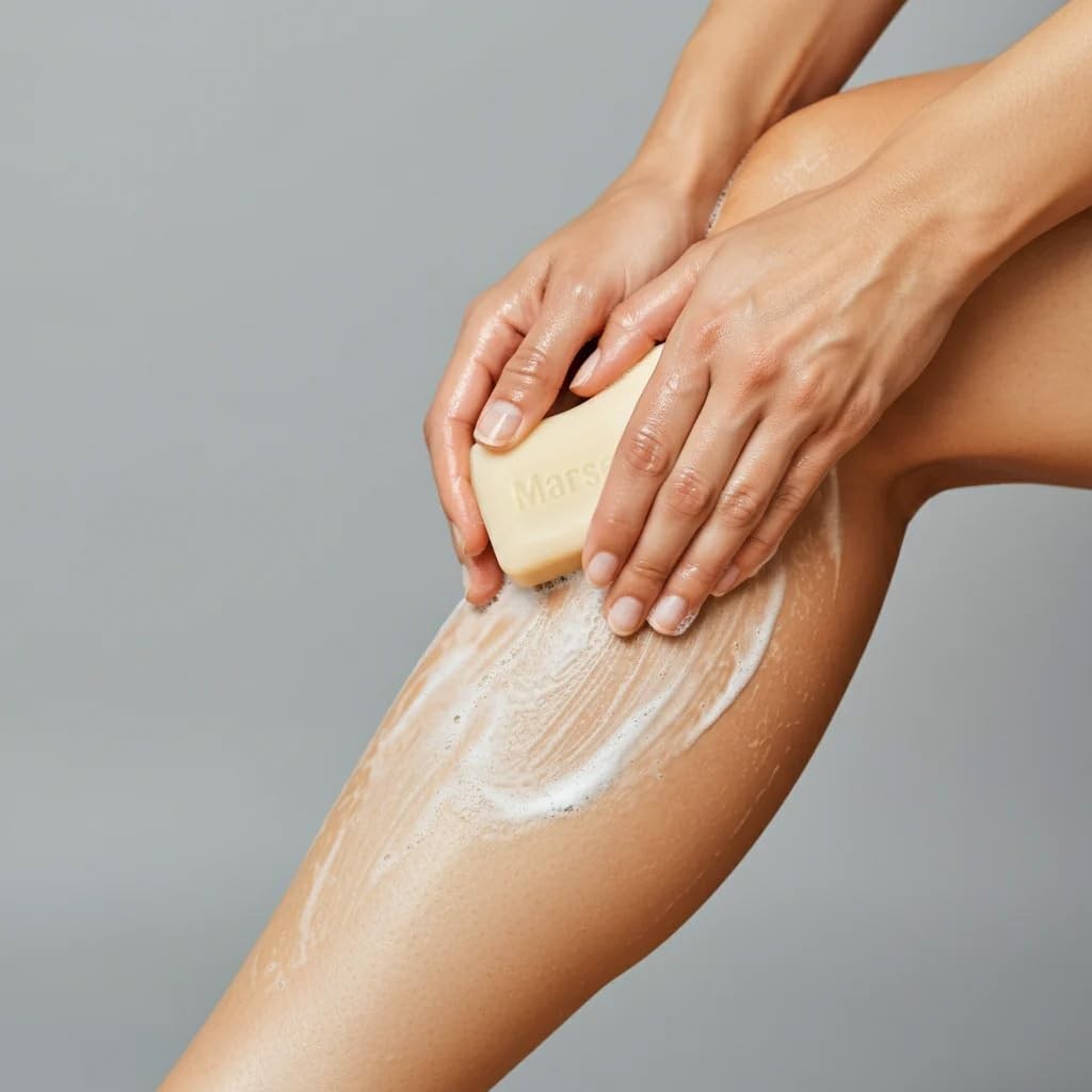 A La Maison Sweet Almond Bar Soap Hand & Body with Shea Butter & Argan Oil 4 ct