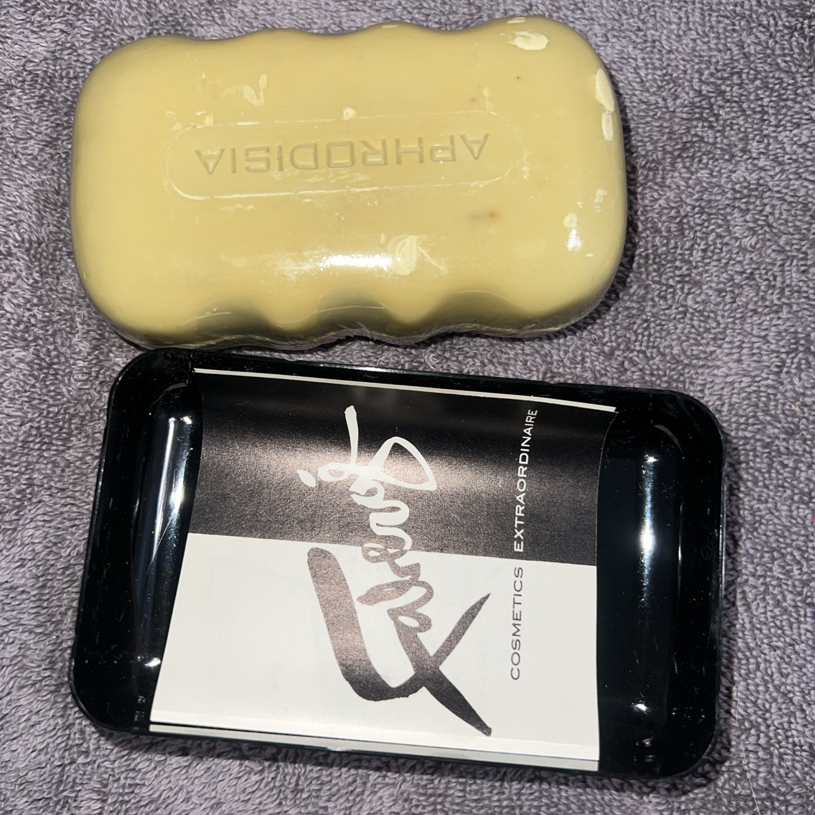 Vintage Faberge Aphrodisia Soap, 1 Bar Wrapped. Unused. No Tray Top.