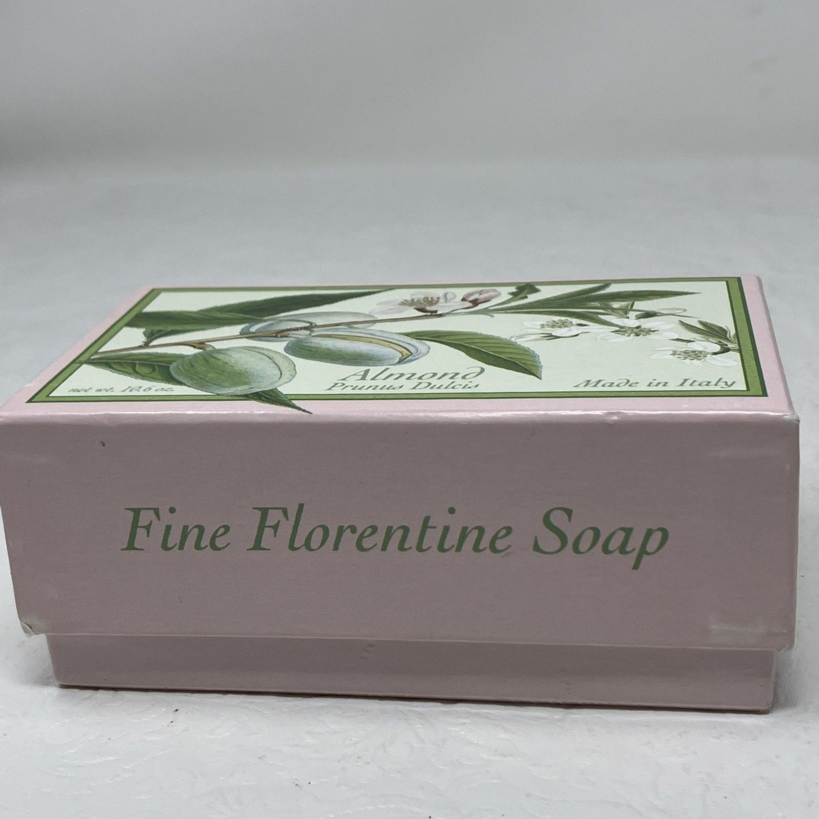 Saponificio Artigianale Fiorentino Italy Boxed Soap 10.6 oz Almond NEW