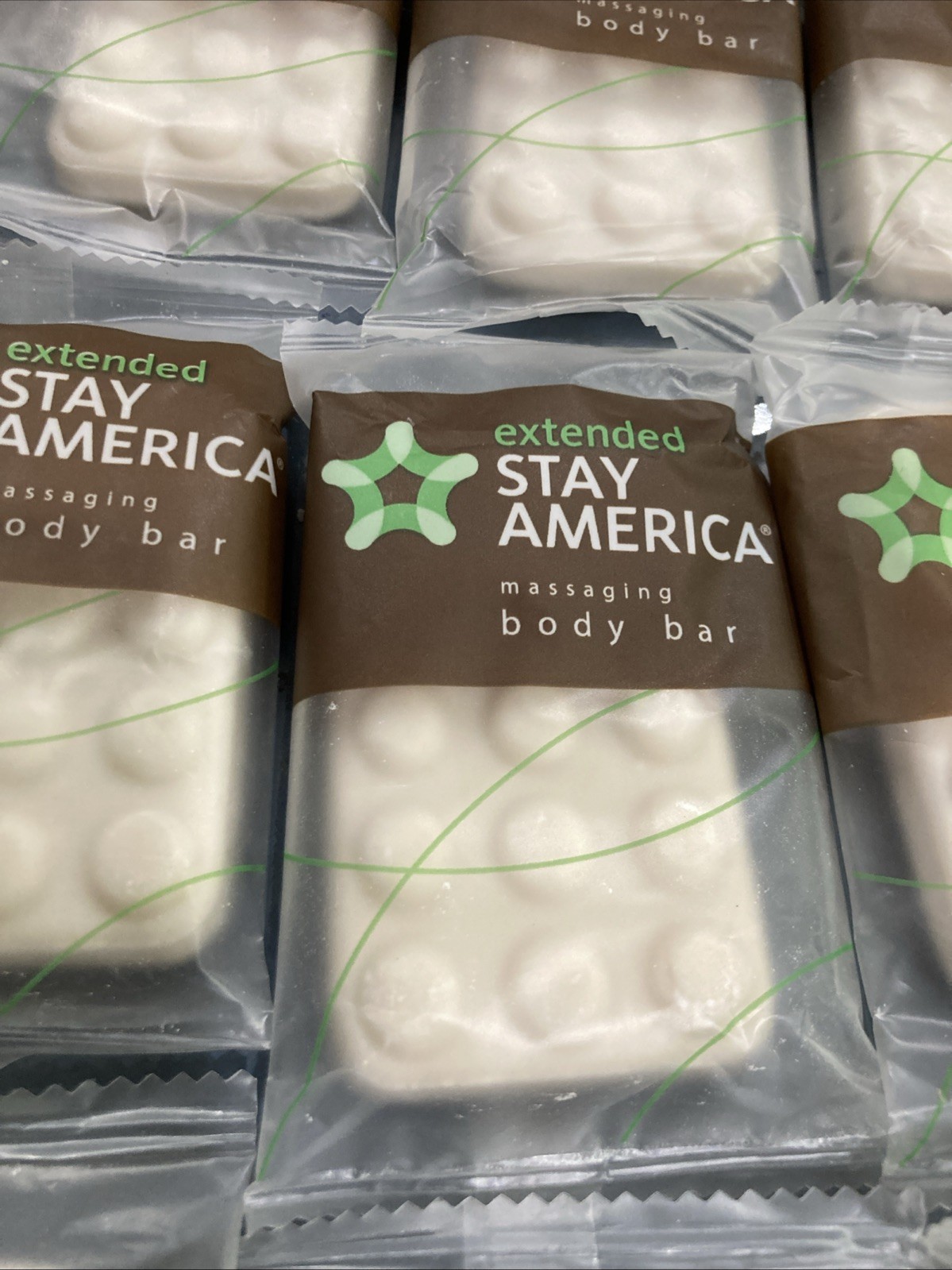 Lot of 46 Extended Stay Hotel White Tea 1.5 Oz Massaging Body Soap