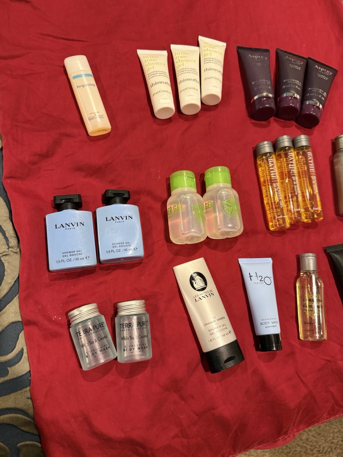 Travel size Soap & Shower Gel lot – Qty 118