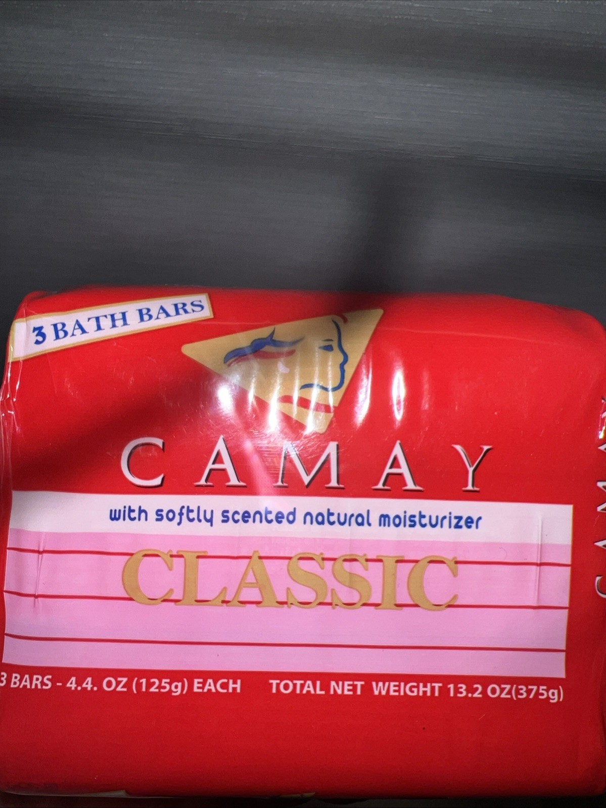 Camay Classic Pink Bath Soap Pack of 3 Bars 4oz Per Bar Discontinued Version New