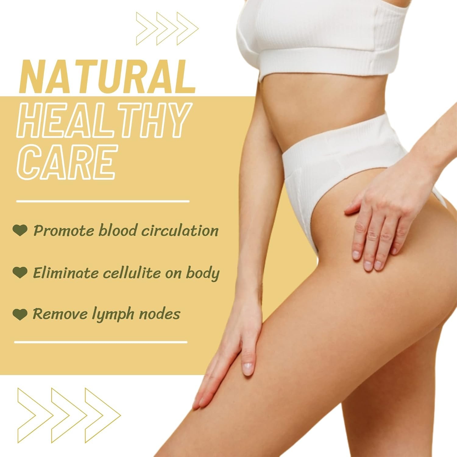 Natural Anti-Cellulite Ginger Soap – 3 Pack for Lymphatic Health & Firmness
