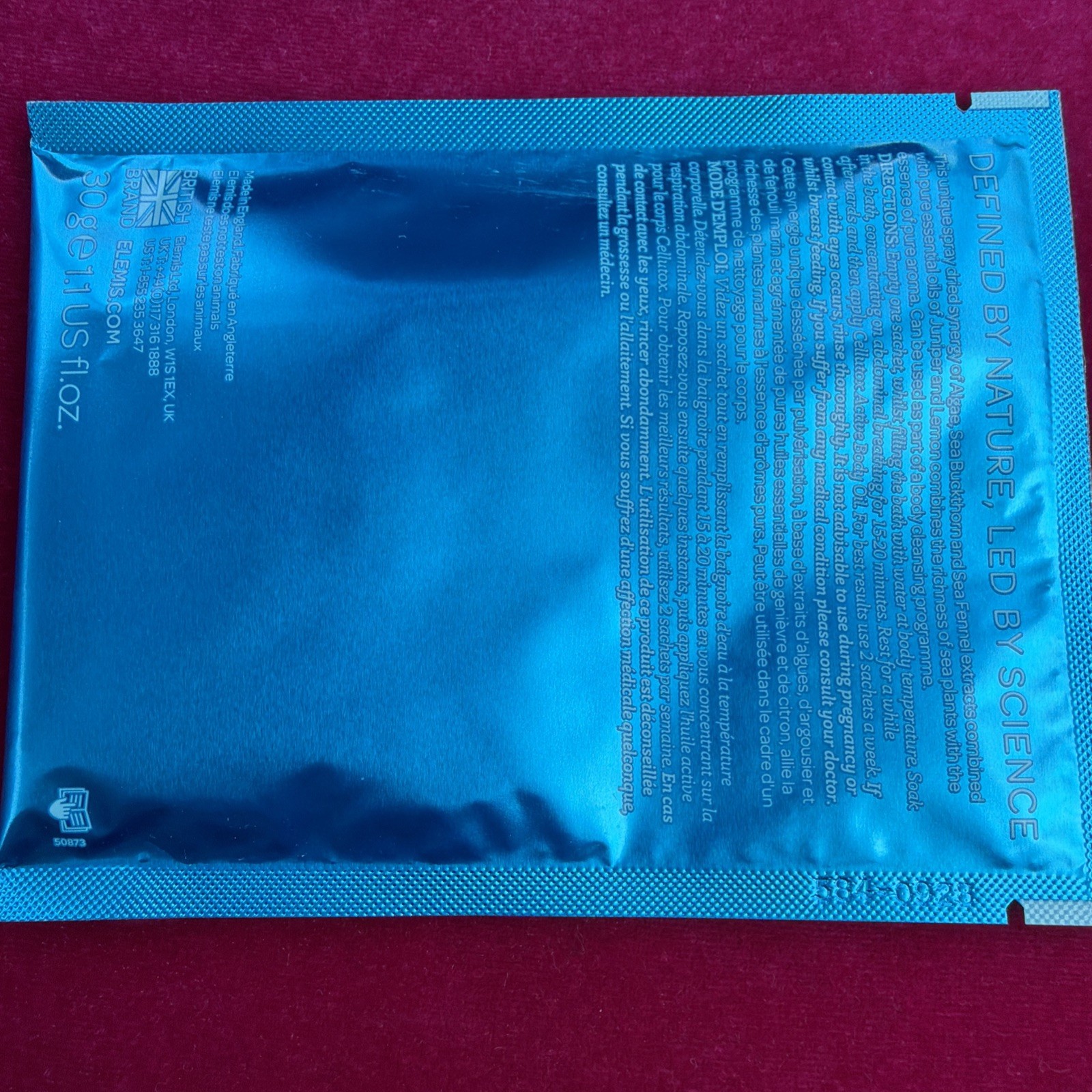 Elemis Cellutox Herbal Bath Synergy 300g 10.6 fl oz 10 Sachets GENUINE