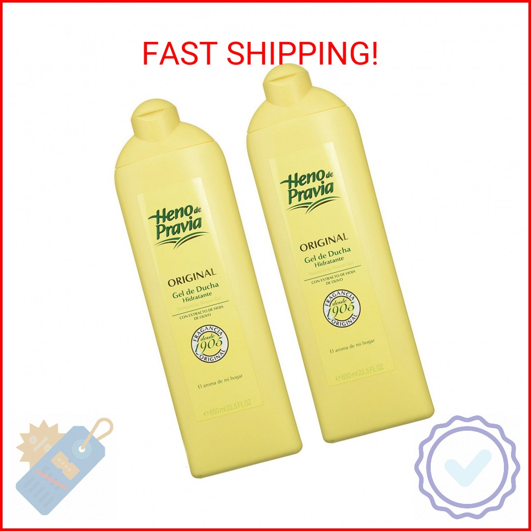 Heno de Pravia Shower Gel 22.5 Oz. 2-PACK Original