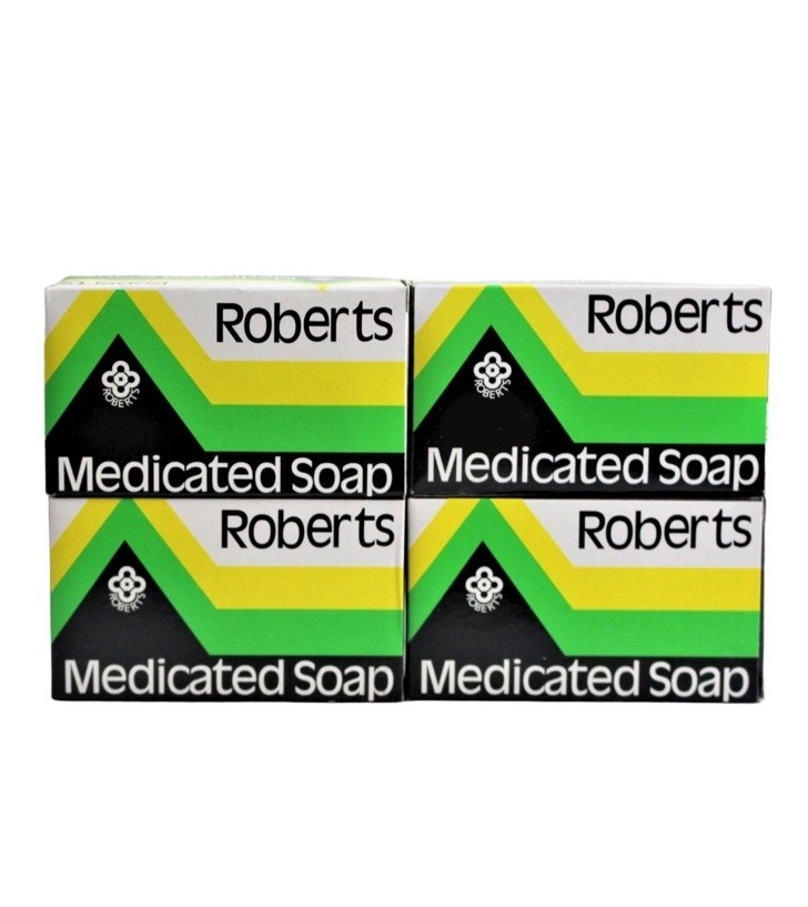 Roberts Medicated Soap, 90g, 4-Pack