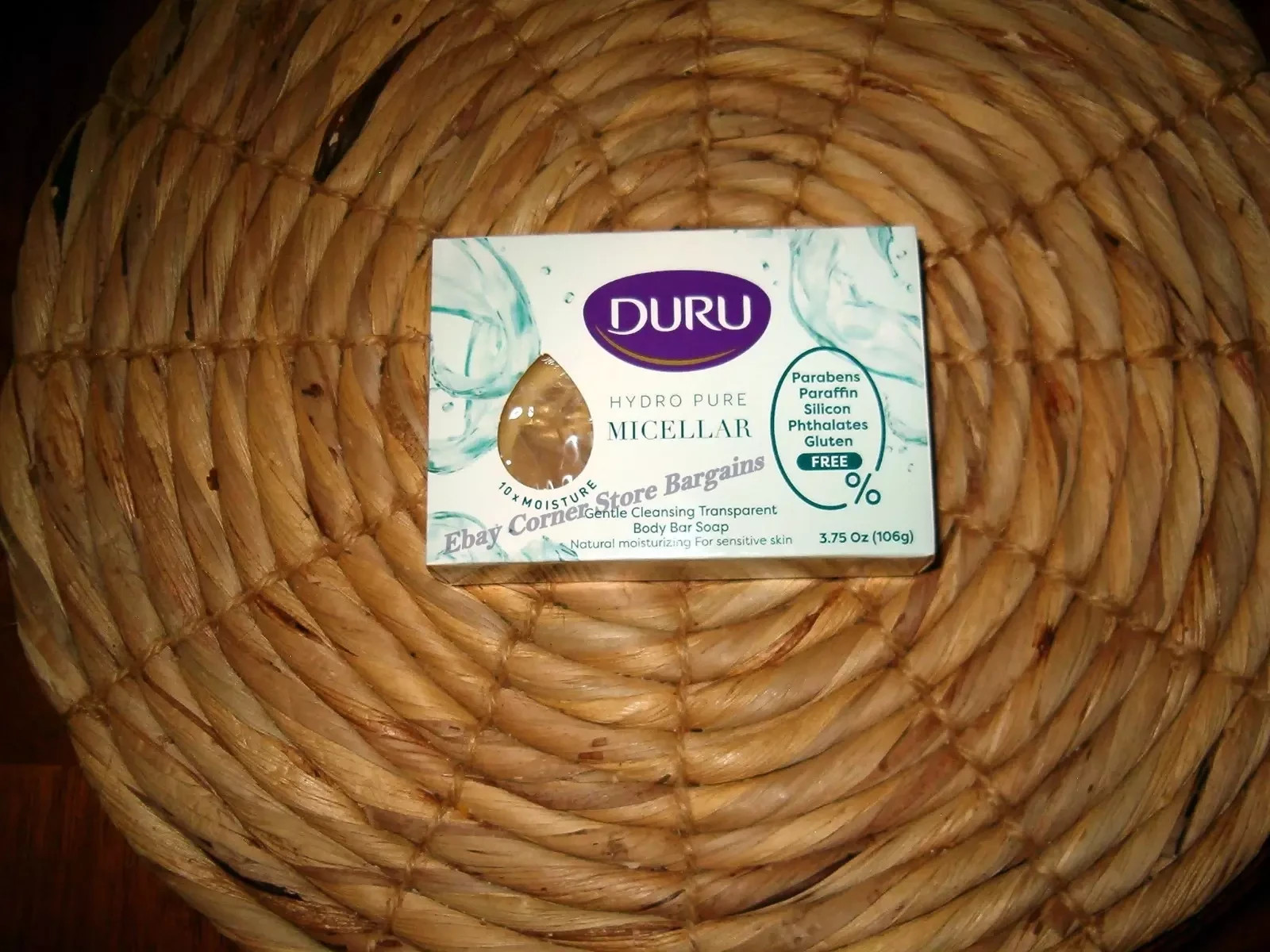 12 Duru Hydro Pure Miclellar Soap Bar 3.75 10x Moisture Sensitive Skin