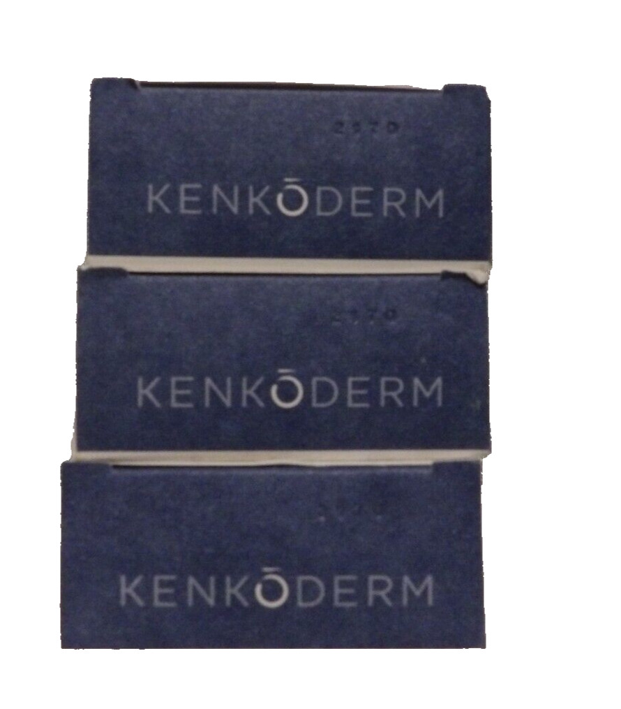 (3) Kenkoderm Psoriasis Dead Sea Mud Soap with Argan Oil & Shea Butter FREE SHIP