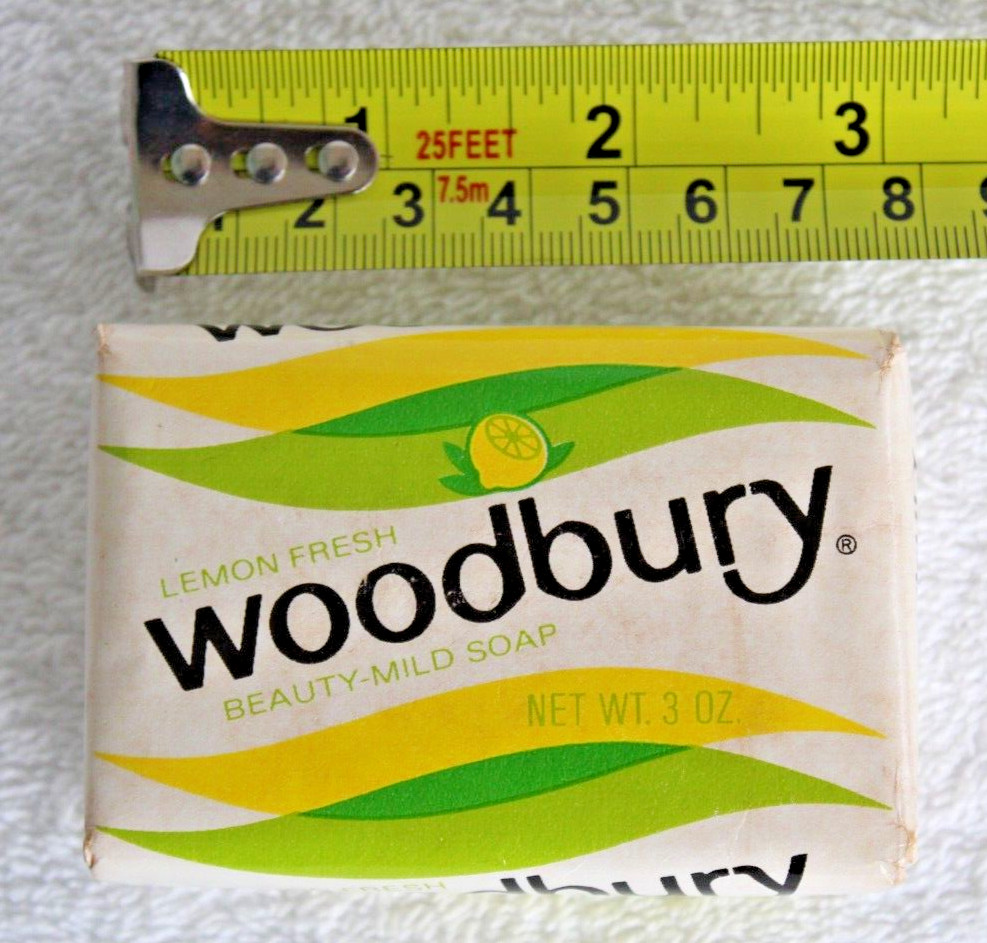 Vintage Woodbury Lemon Fresh Beauty Mild Bar Soap 3oz Unopened