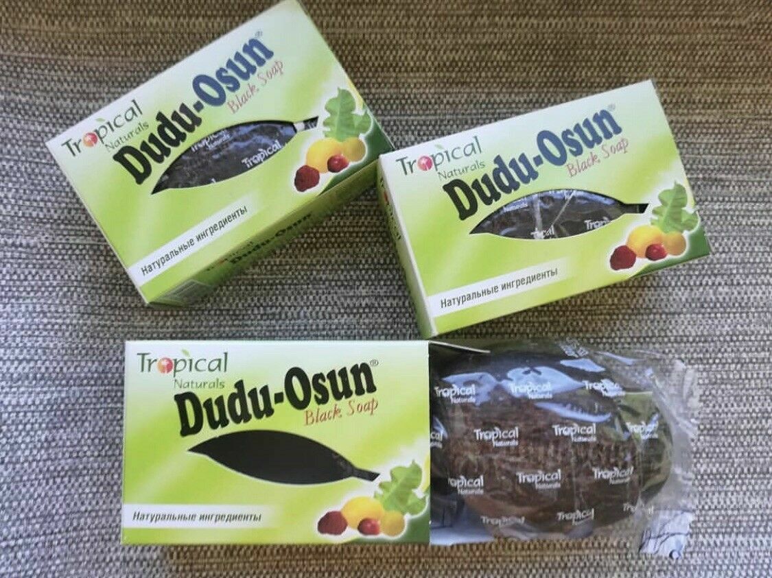 NEW IMPROVE DUDU OSUN AFRICAN BLACK Tropical & Natural SOAP 1-12 PACKS