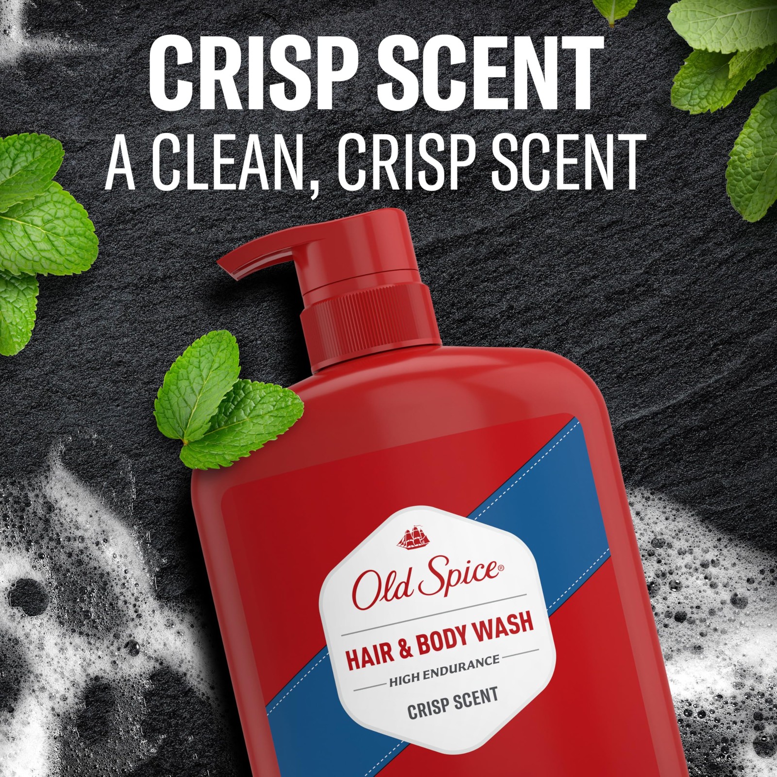 Old Spice Refreshing 2-in-1 Body & Face Wash for Men, 33.4 Fl Oz (Pack of 4)