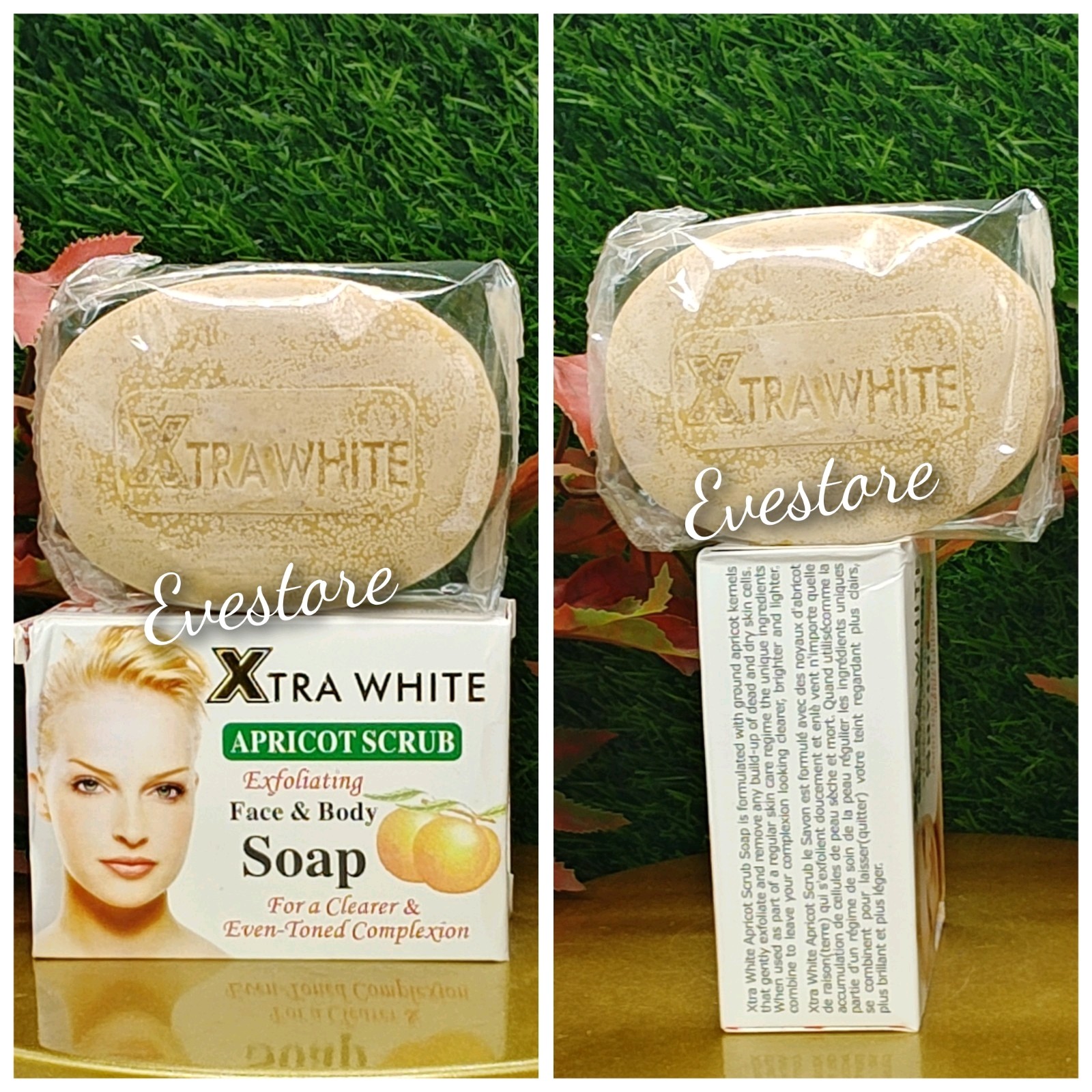 Xtra White Apricot Exfoliating Face And Body Soap Original Whitening soap