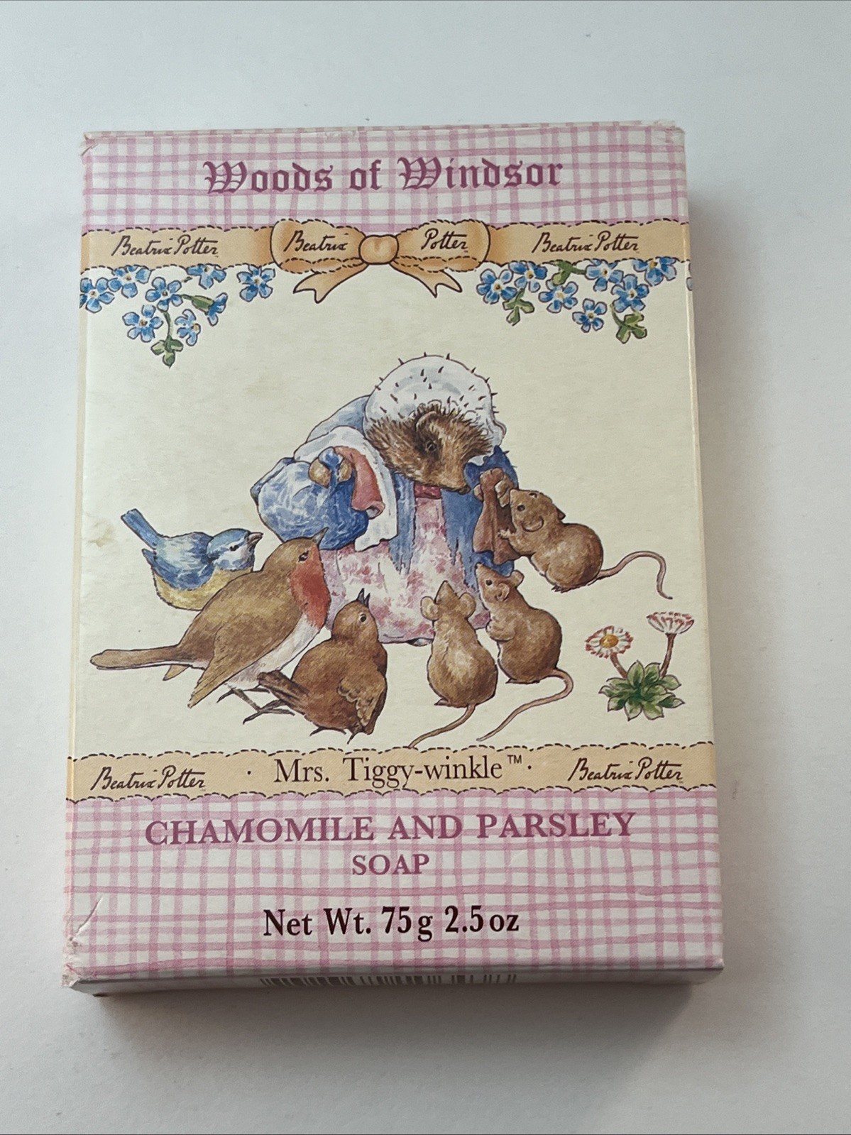 Woods of Windsor Beatrix Potter Novelty Soaps Tiggy-Winkle Peter Rabbit SET-4