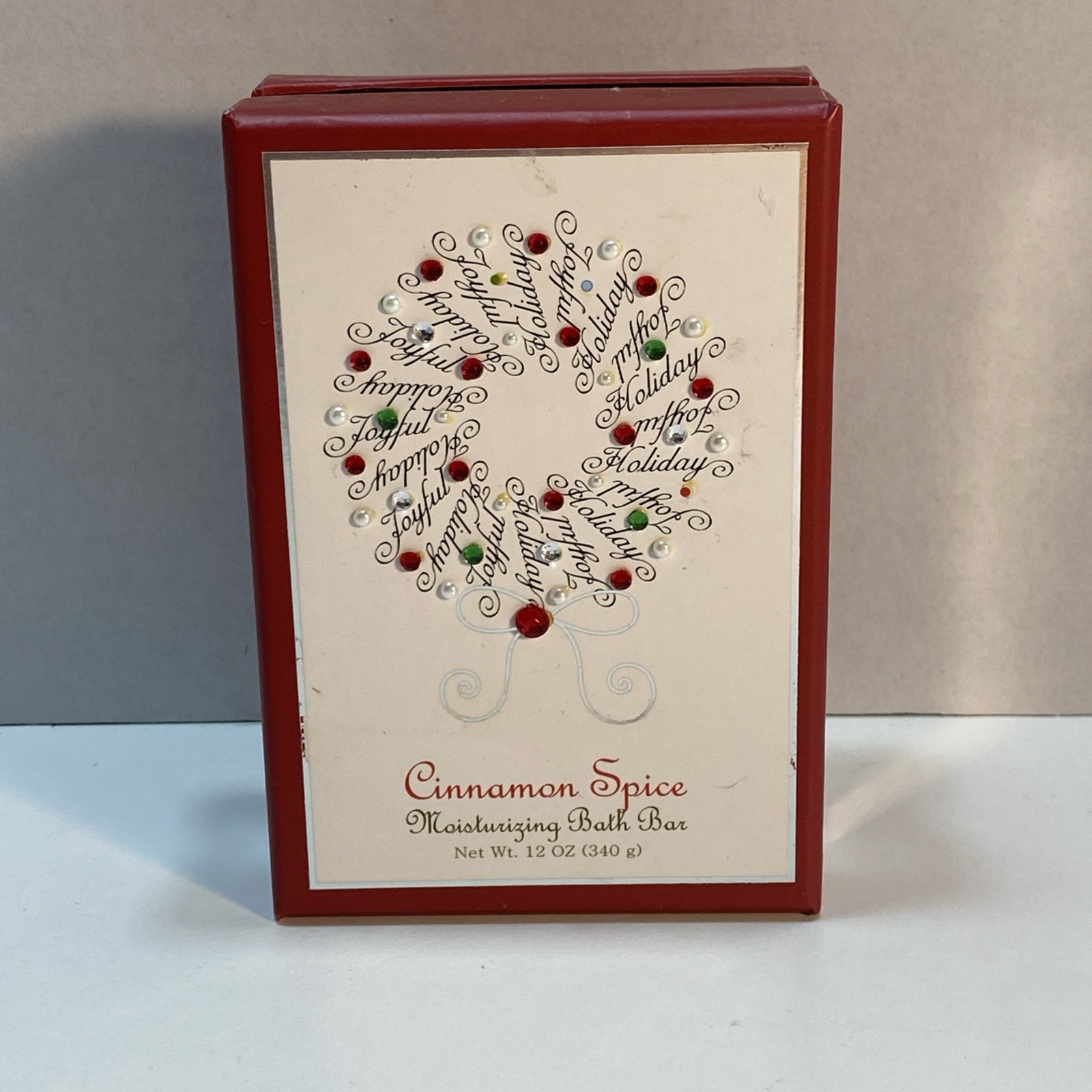 Cinnamon Spice Moisturizing Bath Bar 12oz. Holiday Christmas Made In USA NEW