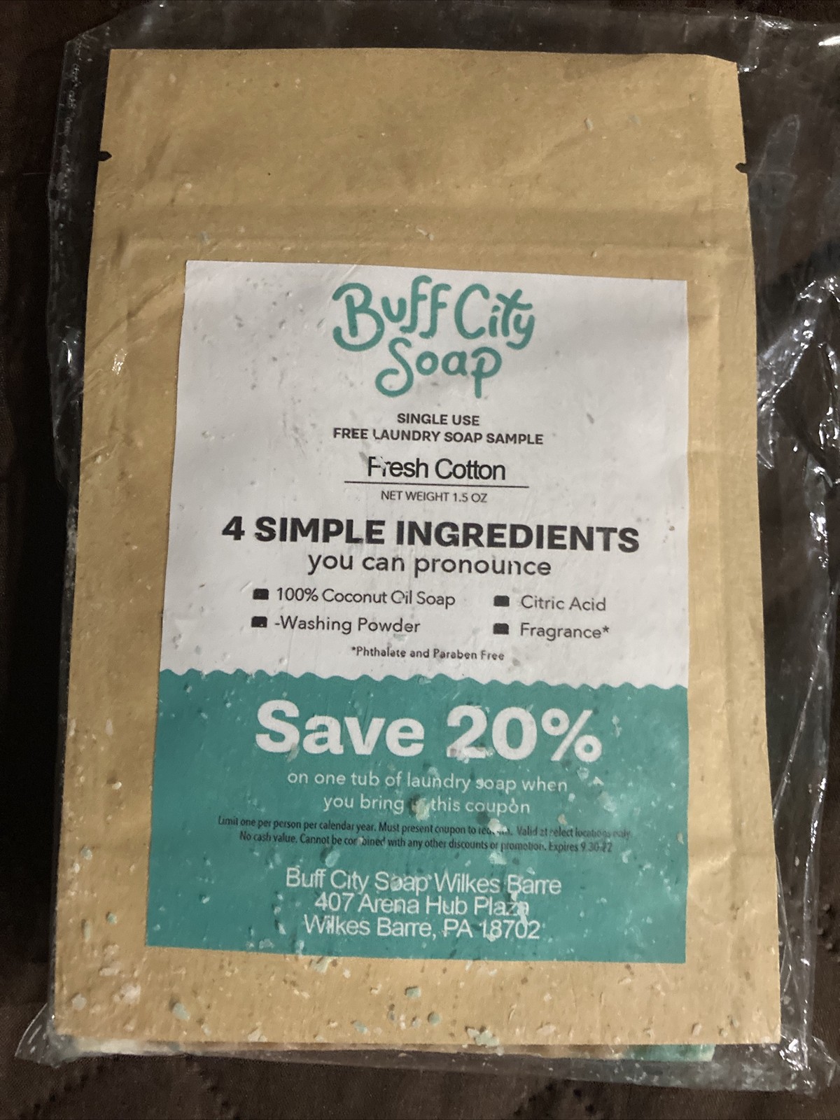 Buff City Soap Fresh Cotton