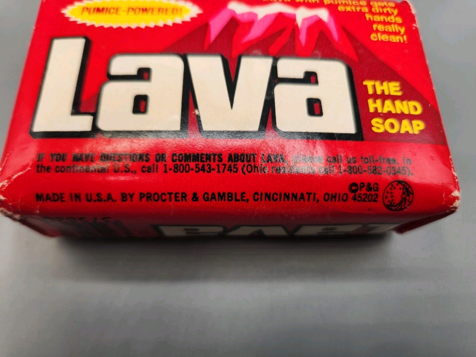 VTG Lava Pumice Hand Soap Bar 5.75 oz – Built for Tough Jobs- made is usa. large