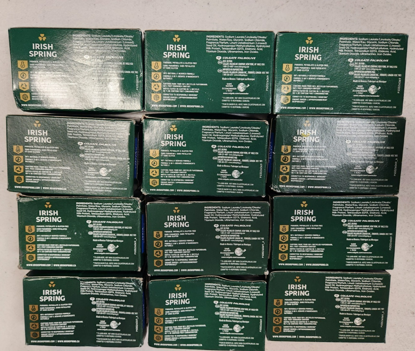 12 Bars: Irish Spring Moisture Blast Bar Soap, 3.7 oz. ea. W7B