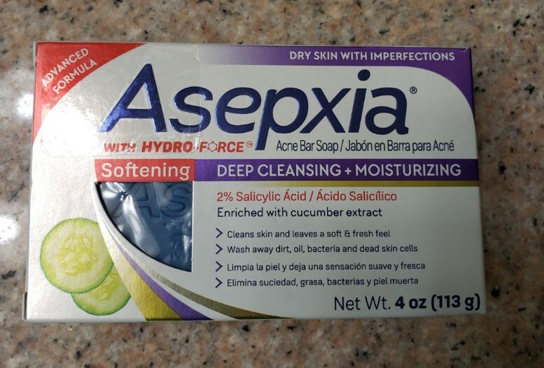 1x ASEPXIA Deep Cleansing + Oil Free Acne Treatment Bar Soap Sulfur Bicarbonate